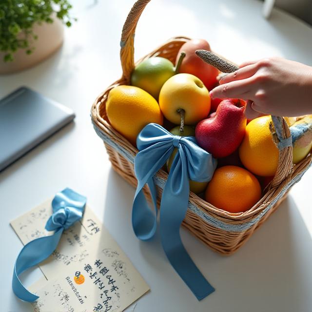 カスタマイズされたウェディング用のフルーツセット