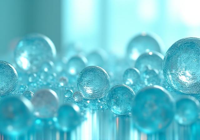 高度なセキュリティとデータの透明性を象徴する抽象的なイメージ